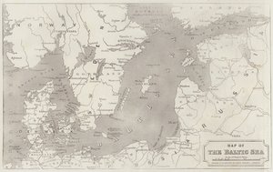 Mapa Morza Bałtyckiego